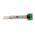 Arcolectric (Bulgin) Ltd Green Neon Panel Mount Indicator, 230V ac, 10mm Mounting Hole Size, Solder Tab Termination