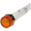 Arcolectric (Bulgin) Ltd Orange Neon Panel Mount Indicator, 230V ac, 10mm Mounting Hole Size, Solder Tab Termination