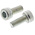 RS PRO Bright Zinc Plated Steel Hex Socket Cap Screw, DIN 912, M5 x 8mm