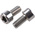 RS PRO Plain Stainless Steel Hex Socket Cap Screw, DIN 912, M8 x 12mm