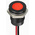RS PRO Red Panel Mount Indicator, 1.8 → 3.3V dc, 14mm Mounting Hole Size, Lead Wires Termination, IP67
