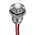RS PRO White Panel Mount Indicator, 12V dc, 8mm Mounting Hole Size, Lead Wires Termination, IP67