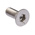 RS PRO Plain Stainless Steel Hex Socket Countersunk Screw, DIN 7991, M3 x 8mm