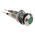 Marl Green Panel Mount Indicator, 24V dc, 8.1mm Mounting Hole Size, Solder Tab Termination, IP67