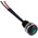 Oxley Green Panel Mount Indicator, 3.6V, 6.4mm Mounting Hole Size, Lead Wires Termination, IP66