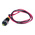 RS PRO Yellow Panel Mount Indicator, 2V dc, 6mm Mounting Hole Size, Lead Wires Termination, IP67