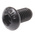 RS PRO Black, Self-Colour Steel Hex Socket Button Screw, ISO 7380, M6 x 10mm