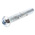 RS PRO Bright Zinc Plated Steel Hex Socket Button Screw, ISO 7380, M8 x 50mm