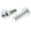 RS PRO Bright Zinc Plated Steel Hex Socket Button Screw, ISO 7380, M10 x 30mm