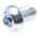 RS PRO Bright Zinc Plated Steel Hex Socket Button Screw, ISO 7380, M12 x 20mm
