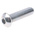 RS PRO Bright Zinc Plated Steel Hex Socket Button Screw, ISO 7380, M10 x 40mm