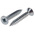 RS PRO Pozidriv Countersunk Steel Wood Screw Bright Zinc Plated, No. 10 Thread, 1.1/4in Length