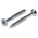 RS PRO Pozidriv Countersunk Steel Wood Screw Bright Zinc Plated, No. 10 Thread, 1.3/4in Length