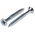 RS PRO Pozidriv Countersunk Steel Wood Screw Bright Zinc Plated, No. 12 Thread, 2in Length