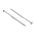 RS PRO Pozidriv Countersunk Steel Wood Screw Bright Zinc Plated, No. 8 Thread, 3in Length