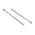 RS PRO Pozidriv Countersunk Steel Wood Screw Bright Zinc Plated, No. 10 Thread, 4in Length