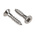 RS PRO Pozidriv Countersunk Stainless Steel Wood Screw, A2 304, 3.5mm Thread, 16mm Length