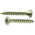 RS PRO Pozidriv Countersunk Steel Wood Screw Yellow Passivated, Zinc Plated, 3.5mm Thread, 25mm Length
