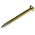 RS PRO Pozidriv Countersunk Steel Wood Screw Yellow Passivated, Zinc Plated, 6mm Thread, 70mm Length