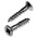 RS PRO Pozidriv Countersunk Stainless Steel Wood Screw, A2 304, 4mm Thread, 20mm Length
