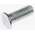 RS PRO Steel Zinc plated & clear Passivated Self Clinching Stud, M3, length-8mm