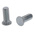RS PRO Steel Zinc plated & clear Passivated Self Clinching Stud, M3, length-8mm