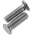 RS PRO Steel Zinc plated & clear Passivated Self Clinching Stud, M3, length-10mm