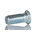 RS PRO Steel Zinc plated & clear Passivated Self Clinching Stud, M4, length-8mm
