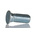 RS PRO Steel Zinc plated & clear Passivated Self Clinching Stud, M4, length-8mm