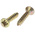 RS PRO Pozidriv Countersunk Steel Wood Screw Yellow Passivated, Zinc Plated, 3.5mm Thread, 20mm Length