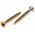 RS PRO Pozidriv Countersunk Steel Wood Screw Yellow Passivated, Zinc Plated, 4mm Thread, 35mm Length