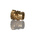 RS PRO, M3 Brass Threaded Insert, 4.6mm diameter 4mm Depth 5.7mm
