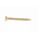 ULTI-MATE Pozisquare Countersunk Steel Wood Screw Yellow Passivated, Zinc Plated, 5mm Thread, 50mm Length