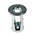 RS PRO Bright Zinc Plated, M5 Steel Threaded Insert, 13.49mm diameter 10.16mm Depth 18.19mm