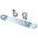 RS PRO Bright Zinc Plated, M6 Steel Threaded Insert, 15.88mm diameter 11.43mm Depth 18.57mm