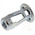 RS PRO Bright Zinc Plated, M6 Steel Threaded Insert, 15.88mm diameter 11.43mm Depth 23.34mm