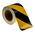 RS PRO Black/Yellow Reflective Tape 100mm x 25m
