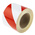 RS PRO Red/White Reflective Tape 100mm x 25m