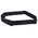 RS PRO Black Hook & Loop Tape, 50mm x 1.8m