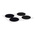 Velcro Black Hook & Loop Tape, 45mm x 45mm