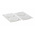 Velcro White Hook & Loop Tape, 45mm x 45mm