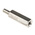 RS PRO Standoff, M4 x M4 Thread, 20mm Body, Brass, Male/Female, 8mm Stud