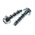 RS PRO Zinc Plated Steel Ankerbolt 8mm x 30mm, 6mm Fixing Hole