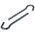 RS PRO Carbon Steel Anchor Bolt 10mm x 90mm, 8mm Fixing Hole