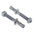 RS PRO Carbon Steel Anchor Bolt M10 x 80mm, 10mm Fixing Hole