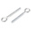 RS PRO Carbon Steel Anchor Bolt M10 x 108mm, 10mm Fixing Hole