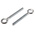 RS PRO Carbon Steel Anchor Bolt M12 x 132mm, 12mm Fixing Hole