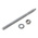 RS PRO Carbon Steel Anchor Bolt M8 x 110mm, 10mm Fixing Hole