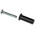 RawlPlug Black Rubber, Steel Wall Plug, 26.1mm Length, 10mm Fixing Hole Diameter