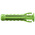 Fischer Fixings Green Wall Plug, 50mm Length, 10mm Fixing Hole Diameter